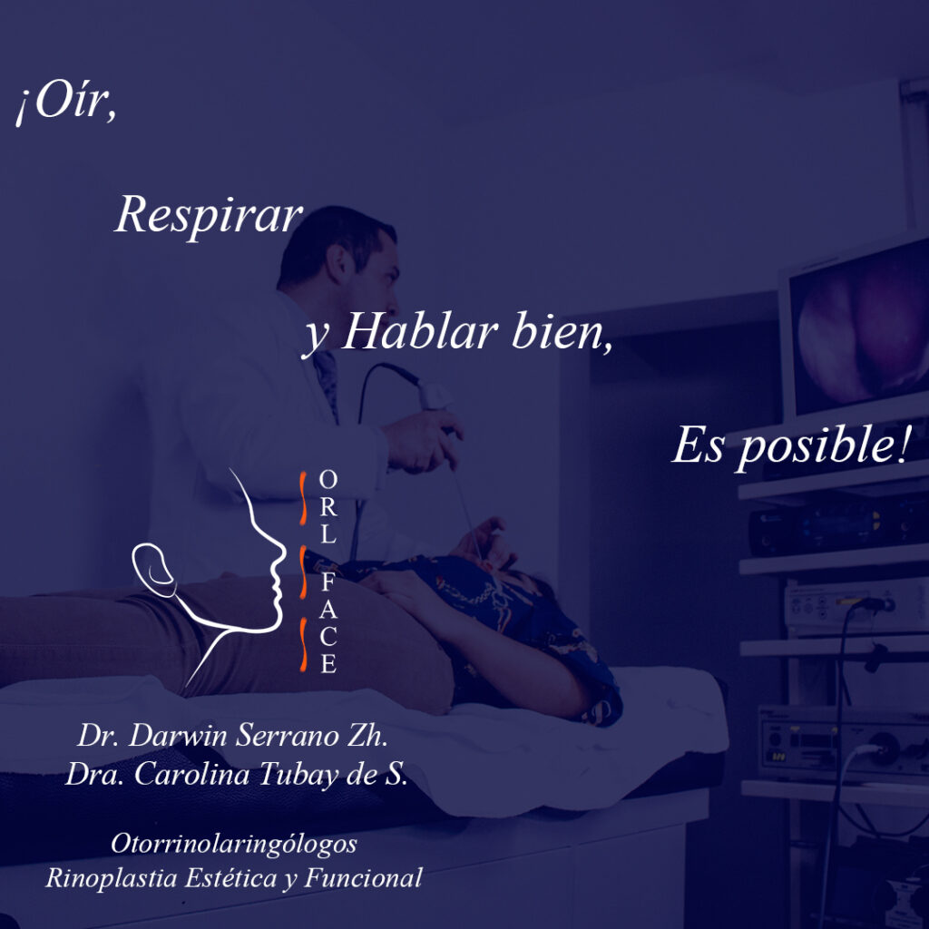 Dr. Darwin Serrano Zh. Dra. Carolina Tubay de S. Otorrinolagingologo, Otorrino. orlface. Manta. Salinas. Rinoplastia. nariz1 orlface