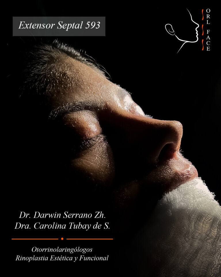 Dr. Darwin Serrano Zh. Dra. Carolina Tubay. Otorrinolaringologo, Otorrino. Salinas. Cirugia estetica nasal.