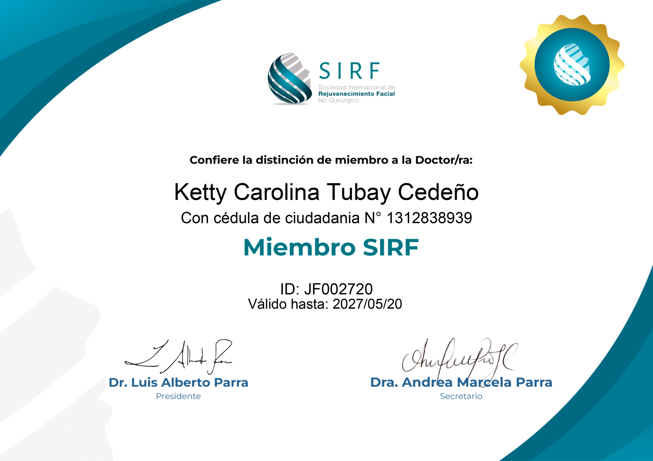 Dr. Darwin Serrano Zh. Dra. Carolina Tubay de S. Otorrinolagingologo, Otorrino. orlface. Manta. Salinas. Rinoplastia.